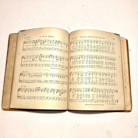 3 Vintage Children's Song Books, 2 Vintage: 1923 & 1937 + 1 Antique: 1893 - Picture 11 of 12